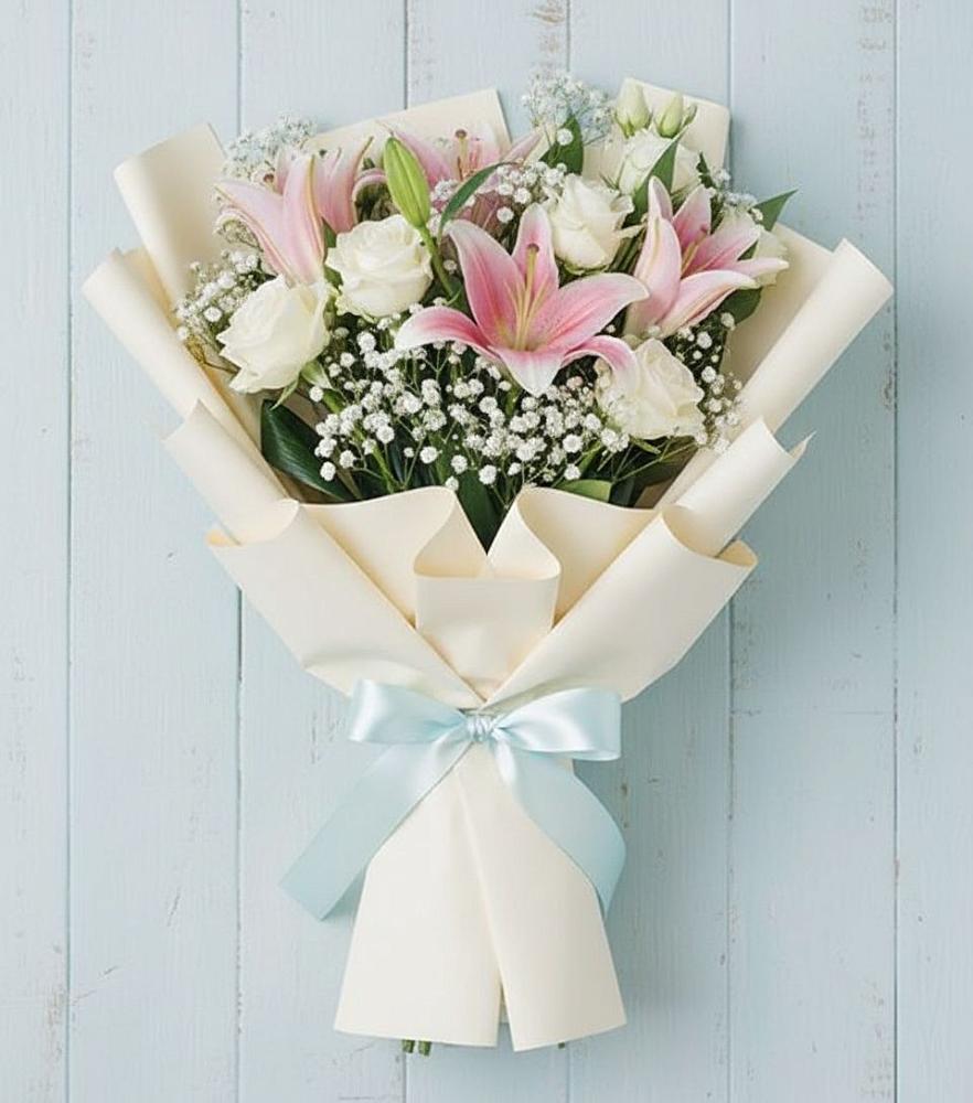 Букет цветов из: Лилии в Белогорье