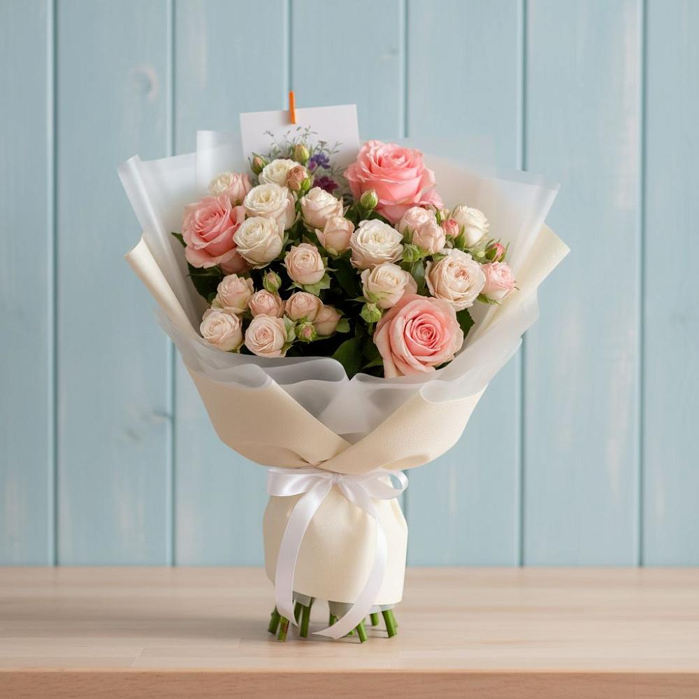 Букет цветов из: Розы в Белогорье