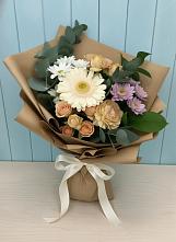 Букет цветов из:  Герберы и Хризантемы в Белогорье