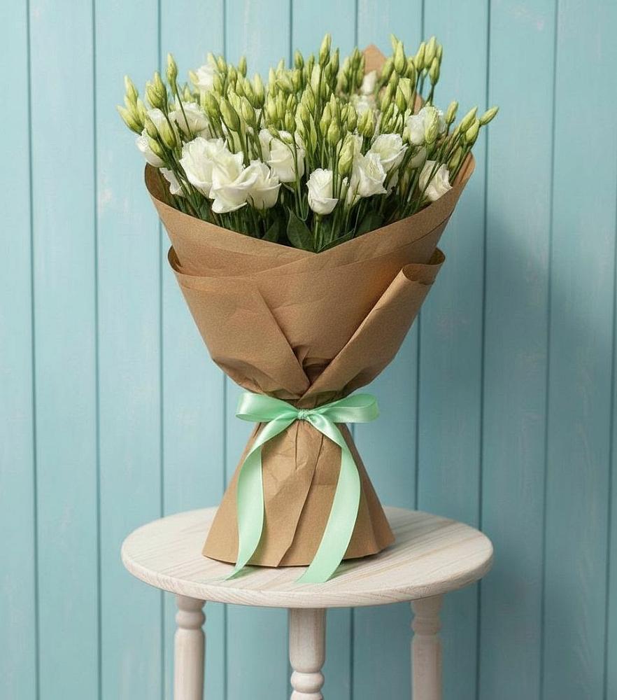 Букет цветов из: Лизиантусы в Белогорье