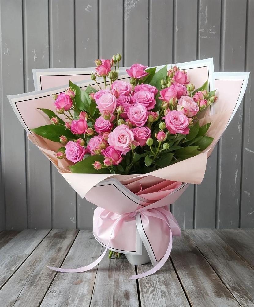 Букет Розовый кустик в Белогорье