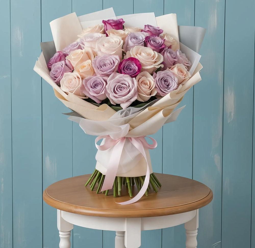 Букет цветов из: Розы в Белогорье