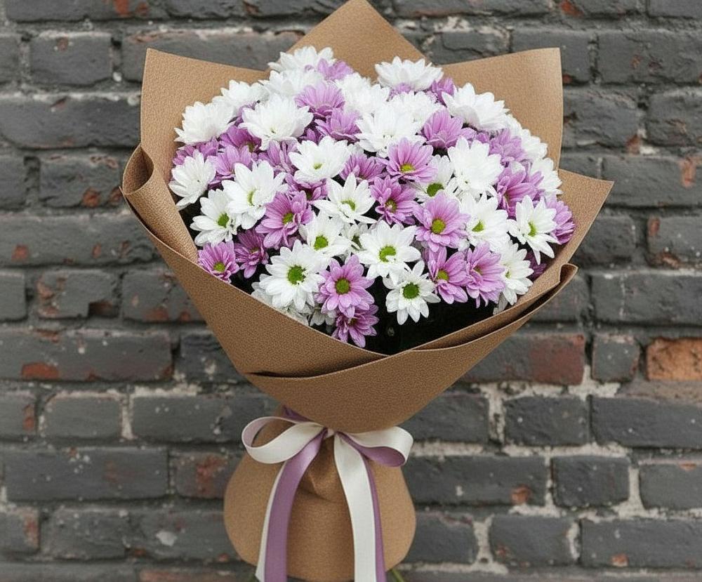 Букет цветов из: Хризантемы в Белогорье