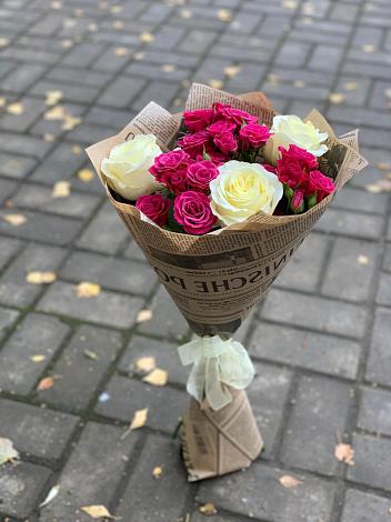 Букет цветов из: Розы в Белогорье