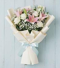 Букет цветов из:  Лилии в Белогорье
